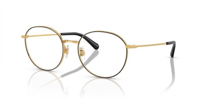 0DG1322 - Dolce & Gabbana - Black - (Gold/Black 1334) - 53 - 18 - 140 MM - Ardor Eyewear 8056597127349