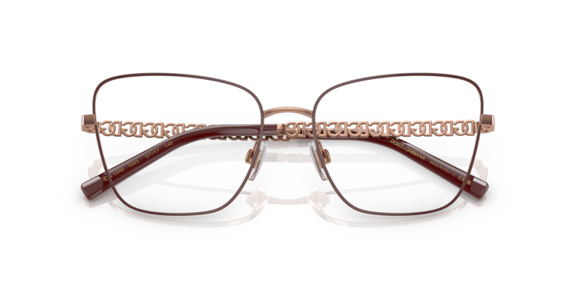 0DG1346 - Dolce & Gabbana - Pink - (Pink Gold/Matte Bordeaux 1333) - 55 - 17 - 140 MM - Ardor Eyewear 8056597757737