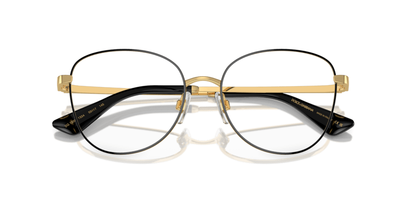 0DG1355 - Dolce & Gabbana - Black - (Gold/Black 1334) - 53 - 17 - 145 MM - Ardor Eyewear 8056262064047