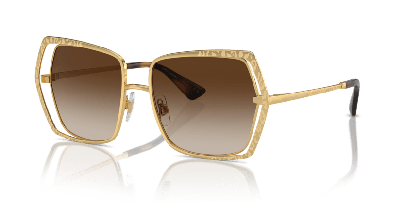 0DG2306 - Dolce & Gabbana - (Gold) Gradient Brown - 55 - 16 - 145 MM - Ardor Eyewear 8056262064214