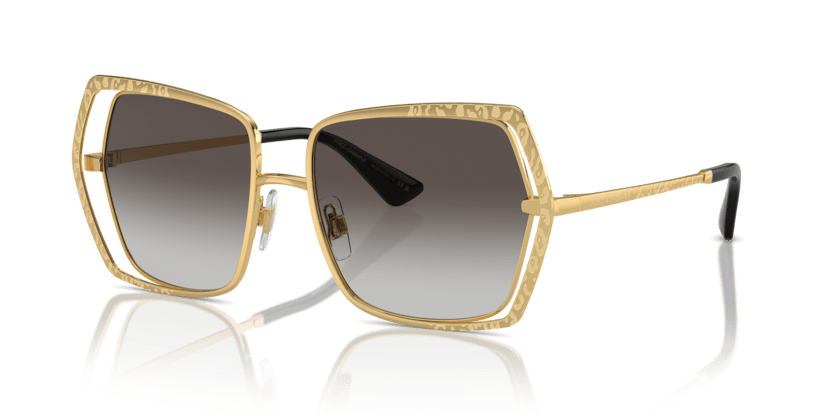 0DG2306 - Dolce & Gabbana - (Gold) Grey Gradient - 55 - 16 - 145 MM - Ardor Eyewear 8056262064221