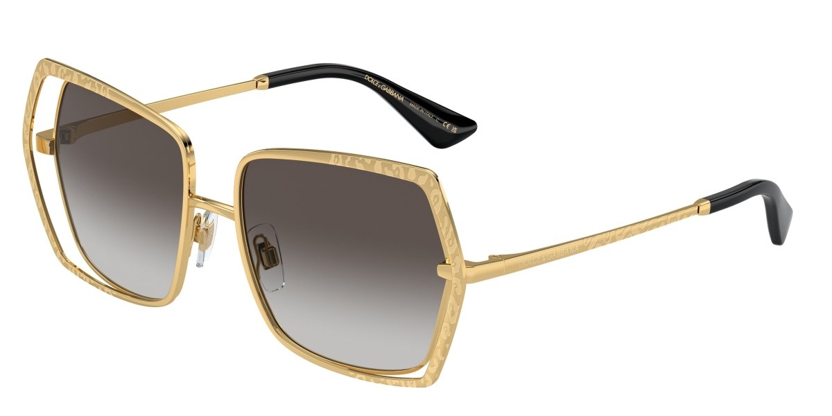 0DG2306 - Dolce & Gabbana - (Gold) Grey Gradient - 55 - 16 - 145 MM - Ardor Eyewear 8056262064221