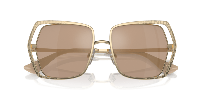 0DG2306 - Dolce & Gabbana - (Pale Gold) Light Brown Mirror Flash Gold - 55 - 16 - 145 MM - Ardor Eyewear 8056262064238