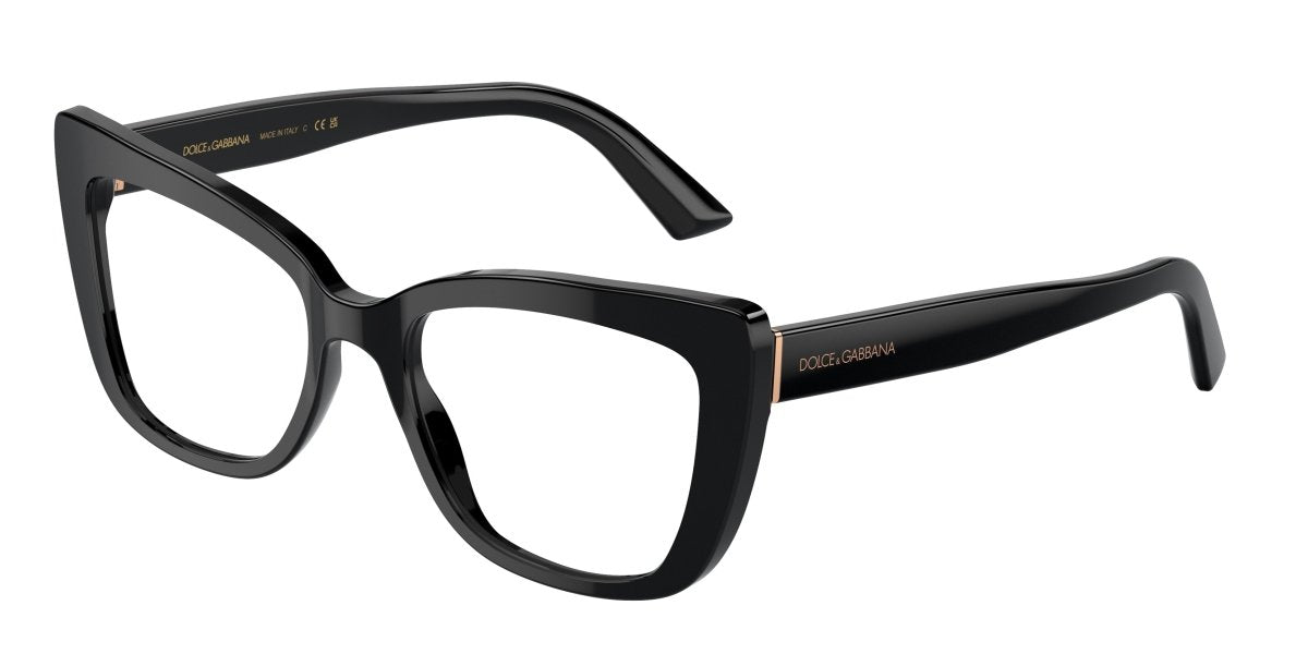 0DG3308 - Dolce & Gabbana - Black - (Black 501) - 53 - 18 - 145 MM - Ardor Eyewear 8053672958812