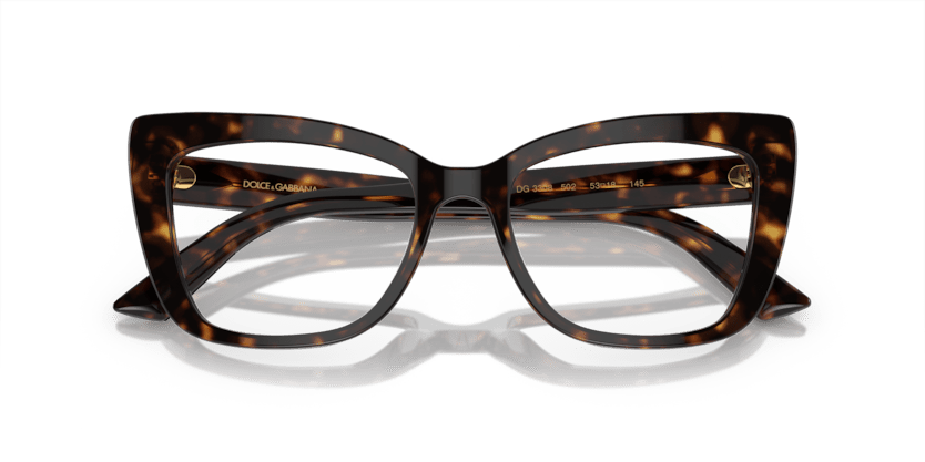 0DG3308 - Dolce & Gabbana - Tortoise - (Havana 502) - 53 - 18 - 145 MM - Ardor Eyewear 8053672958836