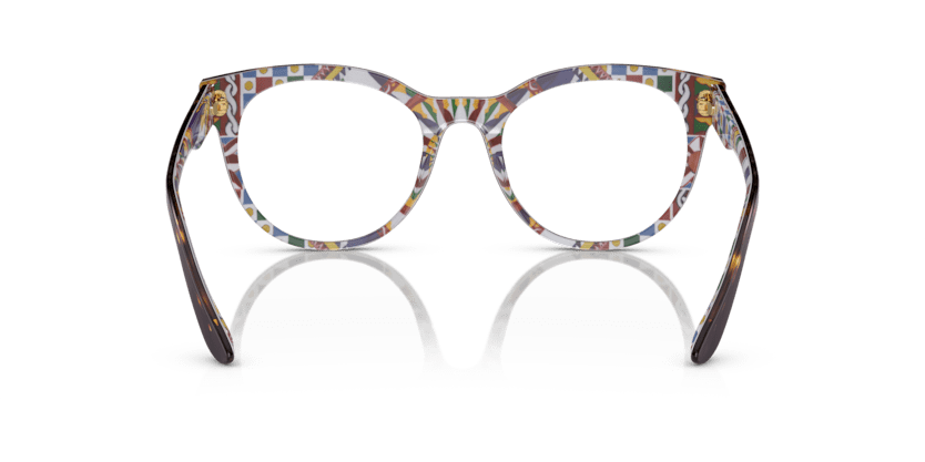 0DG3334 - Dolce & Gabbana - Tortoise - (Havana On White Barrow 3217) - 52 - 20 - 145 MM - Ardor Eyewear 8056597889667