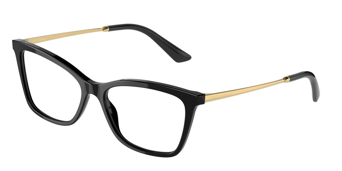 0DG3347 - Dolce & Gabbana - Black - (Black 501) - 54 - 16 - 145 MM - Ardor Eyewear 8056597646253