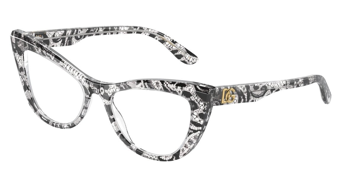 0DG3354 - Dolce & Gabbana - Black - (Black Lace 3152) - 54 - 18 - 145 MM - Ardor Eyewear 8056597881630