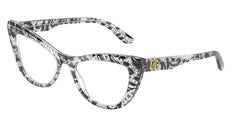 0DG3354 - Dolce & Gabbana - Black - (Black Lace 3152) - 54 - 18 - 145 MM - Ardor Eyewear 8056597881630