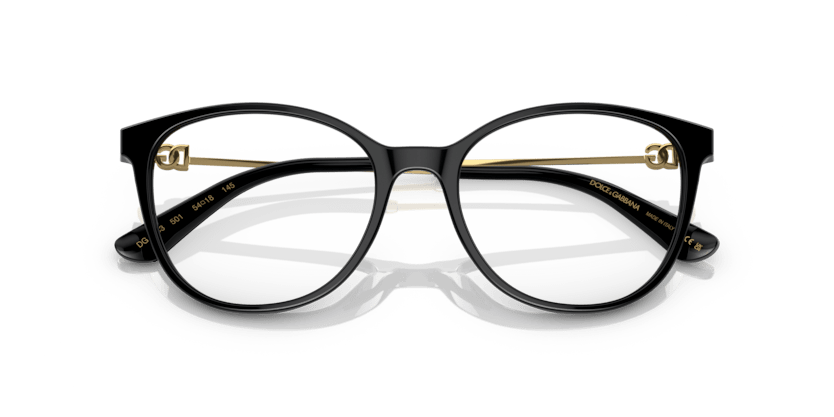 0DG3363 - Dolce & Gabbana - Black - (Black 501) - 52 - 18 - 145 MM - Ardor Eyewear 8056597756921