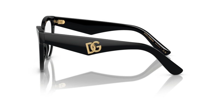 0DG3372 - Dolce & Gabbana - Black - (Black 501) - 52 - 20 - 145 MM - Ardor Eyewear 8056597843515