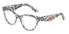 0DG3372 - Dolce & Gabbana - Black - (Black Lace 3287) - 52 - 20 - 145 MM - Ardor Eyewear 8056597952910