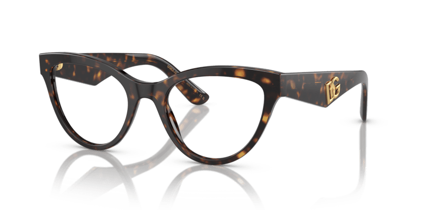 0DG3372 - Dolce & Gabbana - Tortoise - (Havana 502) - 52 - 20 - 145 MM - Ardor Eyewear 8056597843539