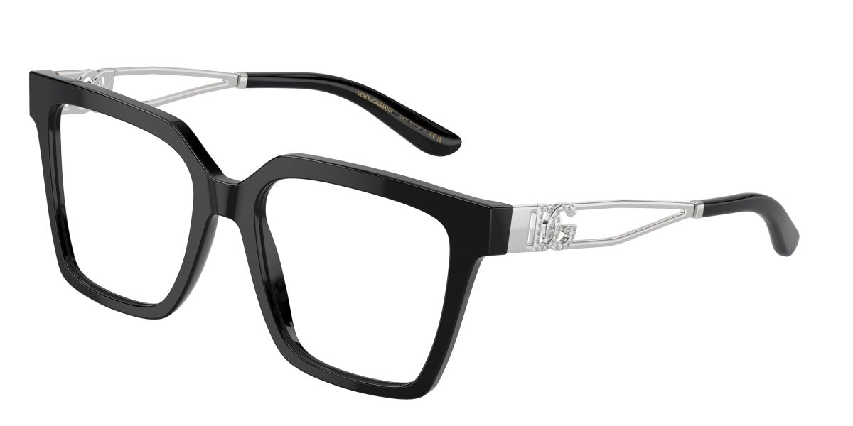 0DG3376B - Dolce & Gabbana - Black - (Black 501) - 51 - 18 - 140 MM - Ardor Eyewear 8056597947046