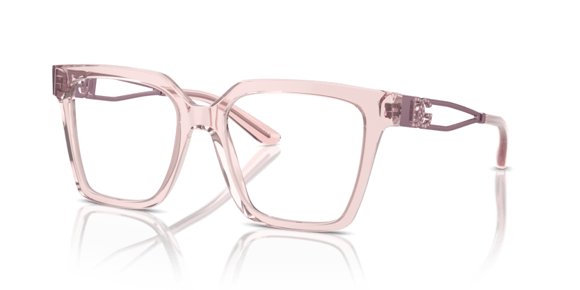 0DG3376B - Dolce & Gabbana - Pink - (Transparent Rose 3148) - 51 - 18 - 140 MM - Ardor Eyewear 8056262074534