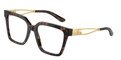 0DG3376B - Dolce & Gabbana - Tortoise - (Havana 502) - 51 - 18 - 140 MM - Ardor Eyewear 8056597947060