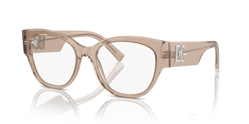 0DG3377 - Dolce & Gabbana - Brown - (Transparent Camel 3432) - 53 - 18 - 145 MM - Ardor Eyewear 8056262074459