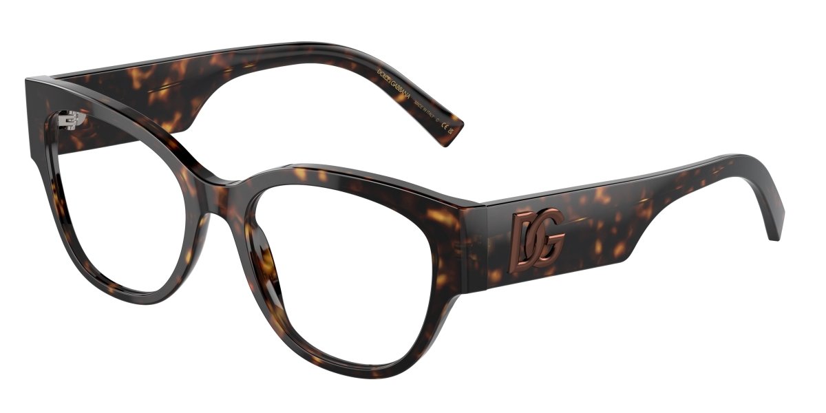 0DG3377 - Dolce & Gabbana - Tortoise - (Havana 502) - 51 - 18 - 145 MM - Ardor Eyewear 8056597947541