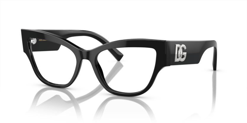 0DG3378 - Dolce & Gabbana - Black - (Black 501) - 53 - 17 - 145 MM - Ardor Eyewear 8056597948524