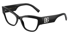 0DG3378 - Dolce & Gabbana - Black - (Black 501) - 53 - 17 - 145 MM - Ardor Eyewear 8056597948524