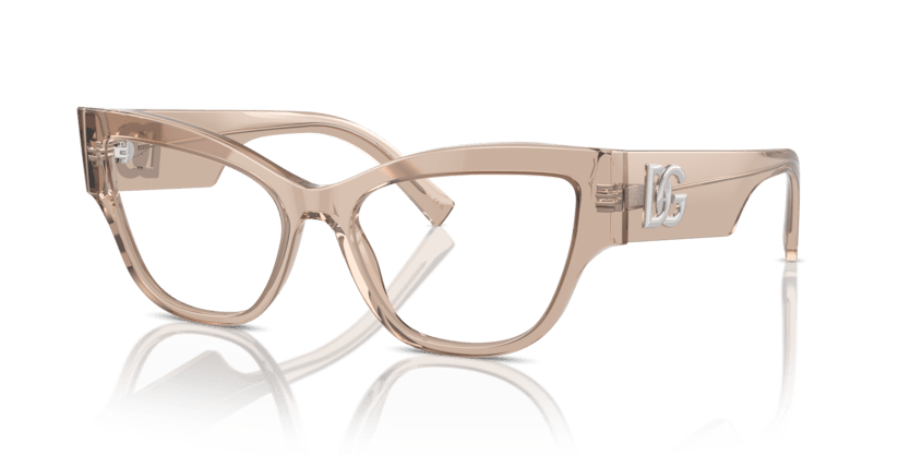 0DG3378 - Dolce & Gabbana - Brown - (Transparent Camel 3432) - 55 - 17 - 145 MM - Ardor Eyewear 8056262074527