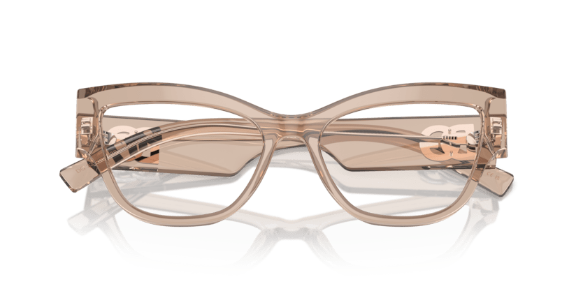 0DG3378 - Dolce & Gabbana - Brown - (Transparent Camel 3432) - 55 - 17 - 145 MM - Ardor Eyewear 8056262074527