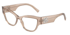 0DG3378 - Dolce & Gabbana - Brown - (Transparent Camel 3432) - 55 - 17 - 145 MM - Ardor Eyewear 8056262074527