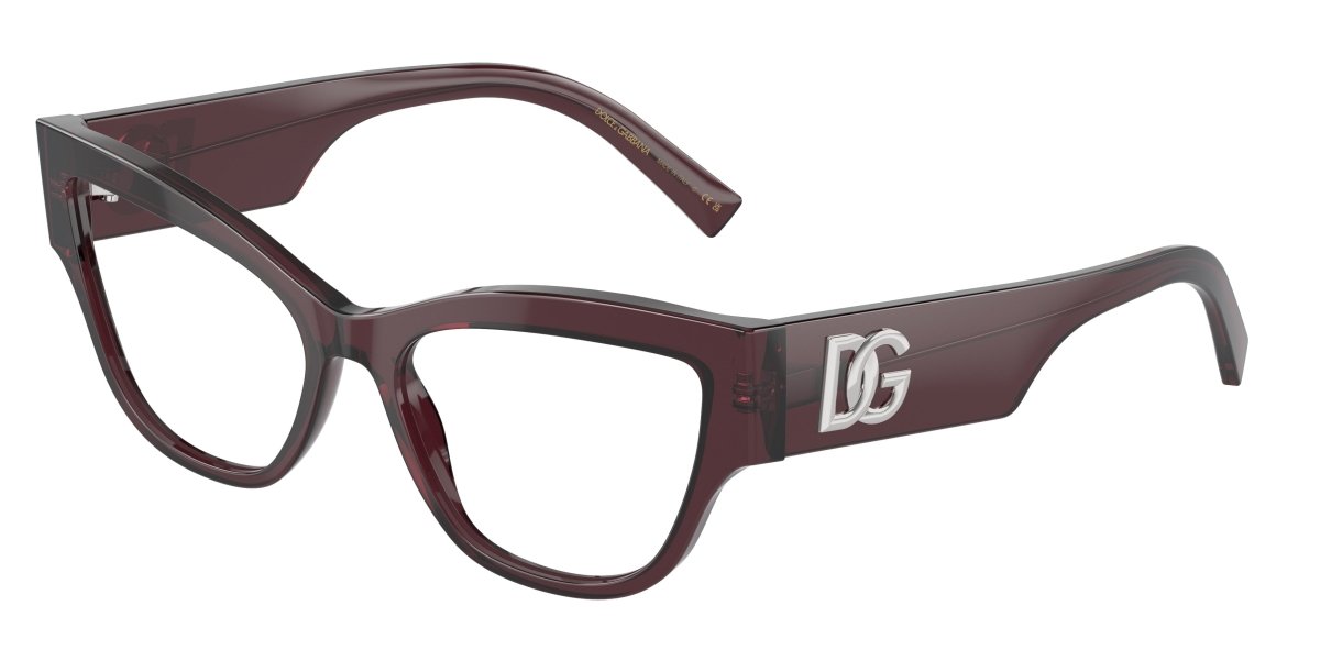 0DG3378 - Dolce & Gabbana - Violet - (Transparent Violet 3045) - 55 - 17 - 145 MM - Ardor Eyewear 8056262074510