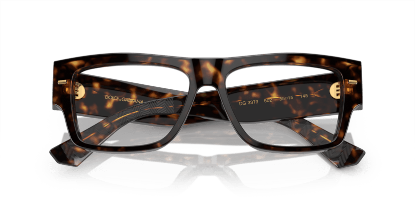 0DG3379 - Dolce & Gabbana - Tortoise - (Havana 502) - 53 - 15 - 145 MM - Ardor Eyewear 8056597945592