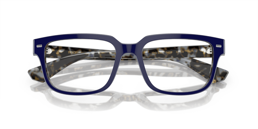 0DG3380 - Dolce & Gabbana - Blue - (Blue On Blue Havana 3423) - 52 - 18 - 145 MM - Ardor Eyewear 8056597945530