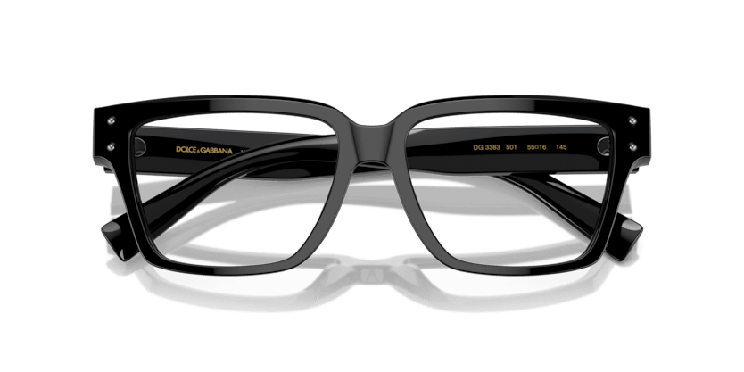 0DG3383 - Dolce & Gabbana - Black - (Black 501) - 53 - 16 - 145 MM - Ardor Eyewear 8056262054789