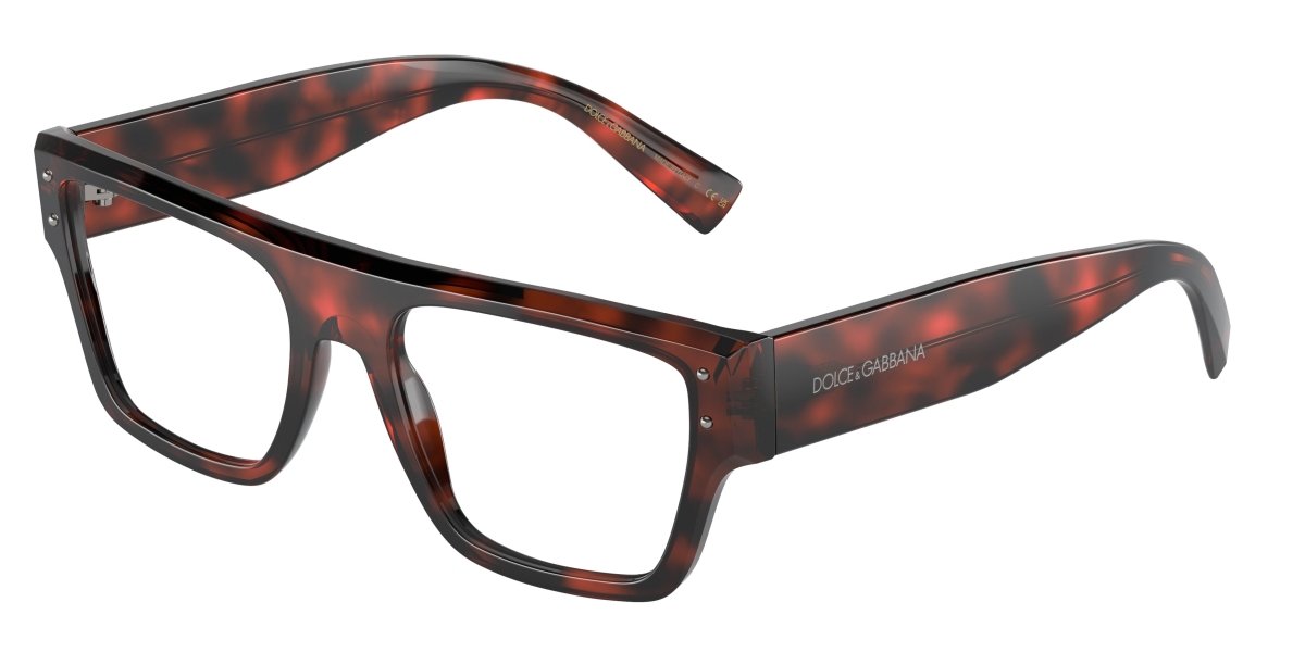 0DG3384 - Dolce & Gabbana - Red - (Havana Red 3358) - 52 - 19 - 145 MM - Ardor Eyewear 8056262054727