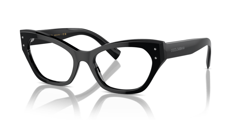 0DG3385 - Dolce & Gabbana - Black - (Black 501) - 52 - 19 - 145 MM - Ardor Eyewear 8056262062210