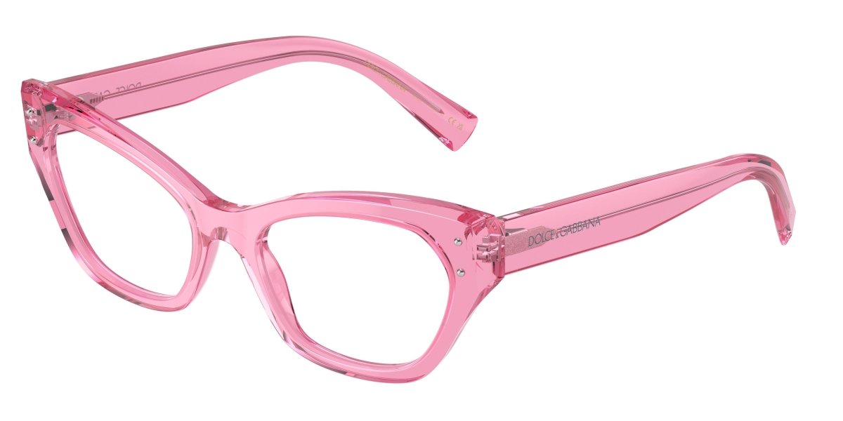 0DG3385 - Dolce & Gabbana - Pink - (Transparent Pink 3148) - 52 - 19 - 145 MM - Ardor Eyewear 8056262062265