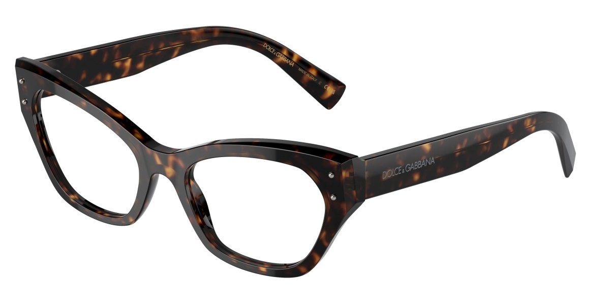 0DG3385 - Dolce & Gabbana - Tortoise - (Havana 502) - 52 - 19 - 145 MM - Ardor Eyewear 8056262062234