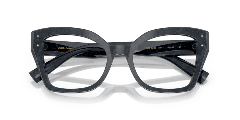 0DG3386 - Dolce & Gabbana - Multicolor - (Grey Lace 3441) - 53 - 19 - 145 MM - Ardor Eyewear 8056262294925