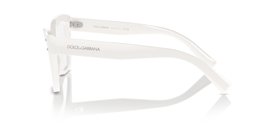 0DG3386 - Dolce & Gabbana - White - (White 3312) - 51 - 19 - 145 MM - Ardor Eyewear 8056262062364