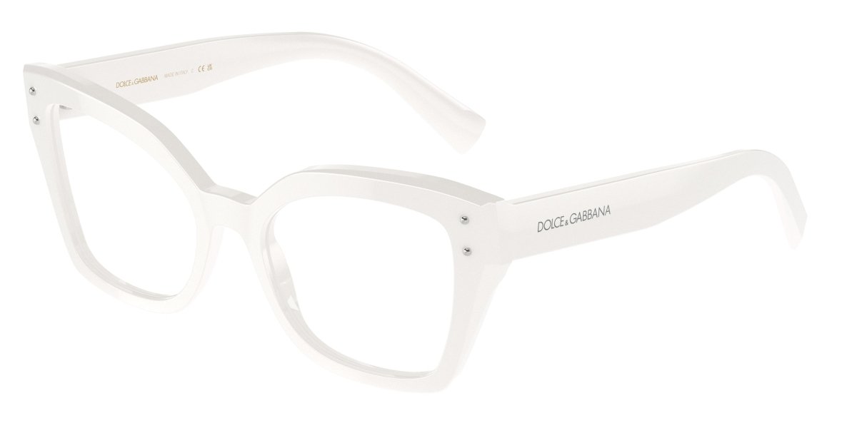 0DG3386 - Dolce & Gabbana - White - (White 3312) - 51 - 19 - 145 MM - Ardor Eyewear 8056262062364