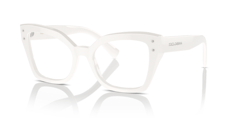 0DG3386 - Dolce & Gabbana - White - (White 3312) - 51 - 19 - 145 MM - Ardor Eyewear 8056262062364