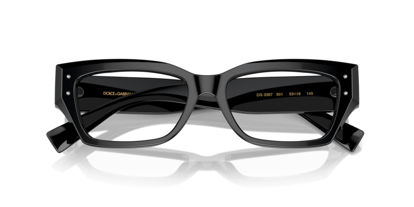 0DG3387 - Dolce & Gabbana - Black - (Black 501) - 51 - 16 - 145 MM - Ardor Eyewear 8056262062425