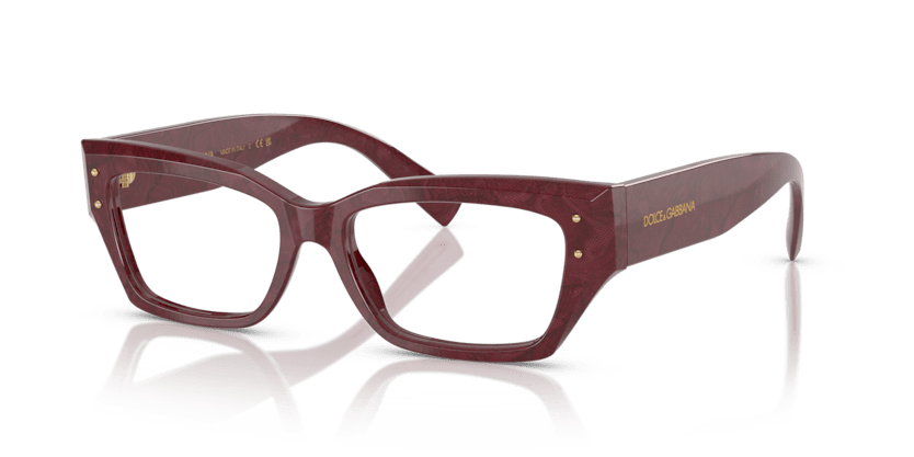 0DG3387 - Dolce & Gabbana - Multicolor - (Bordeaux Lace 3442) - 53 - 16 - 145 MM - Ardor Eyewear 8056262302552