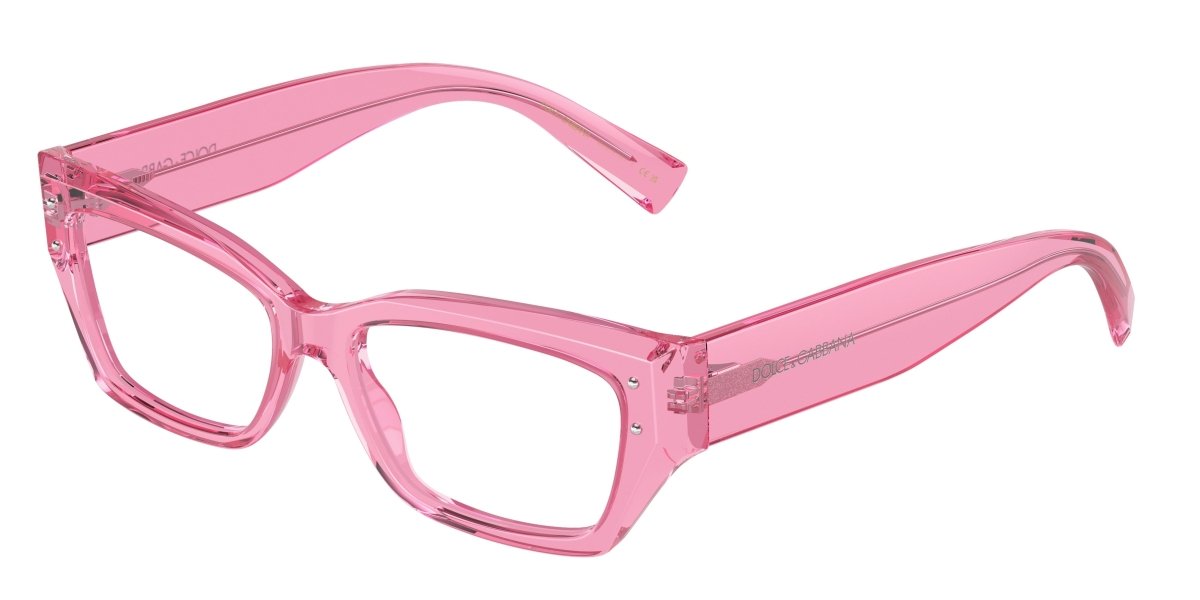 0DG3387 - Dolce & Gabbana - Pink - (Transparent Pink 3148) - 51 - 16 - 145 MM - Ardor Eyewear 8056262076200