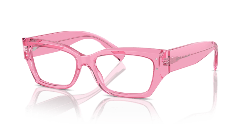 0DG3387 - Dolce & Gabbana - Pink - (Transparent Pink 3148) - 51 - 16 - 145 MM - Ardor Eyewear 8056262076200