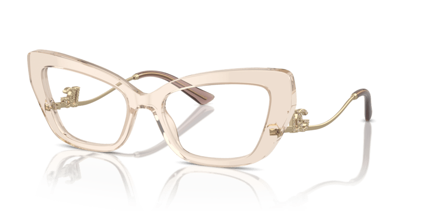 0DG3391B - Dolce & Gabbana - Brown - (Transparent Camel 3432) - 56 - 19 - 145 MM - Ardor Eyewear 8056262056219