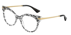 0DG3392 - Dolce & Gabbana - Black - (Black Lace 3287) - 52 - 20 - 145 MM - Ardor Eyewear 8056262296493