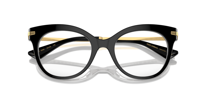 0DG3392 - Dolce & Gabbana - Black - (Black On Leo 3299) - 50 - 20 - 145 MM - Ardor Eyewear 8056262084793