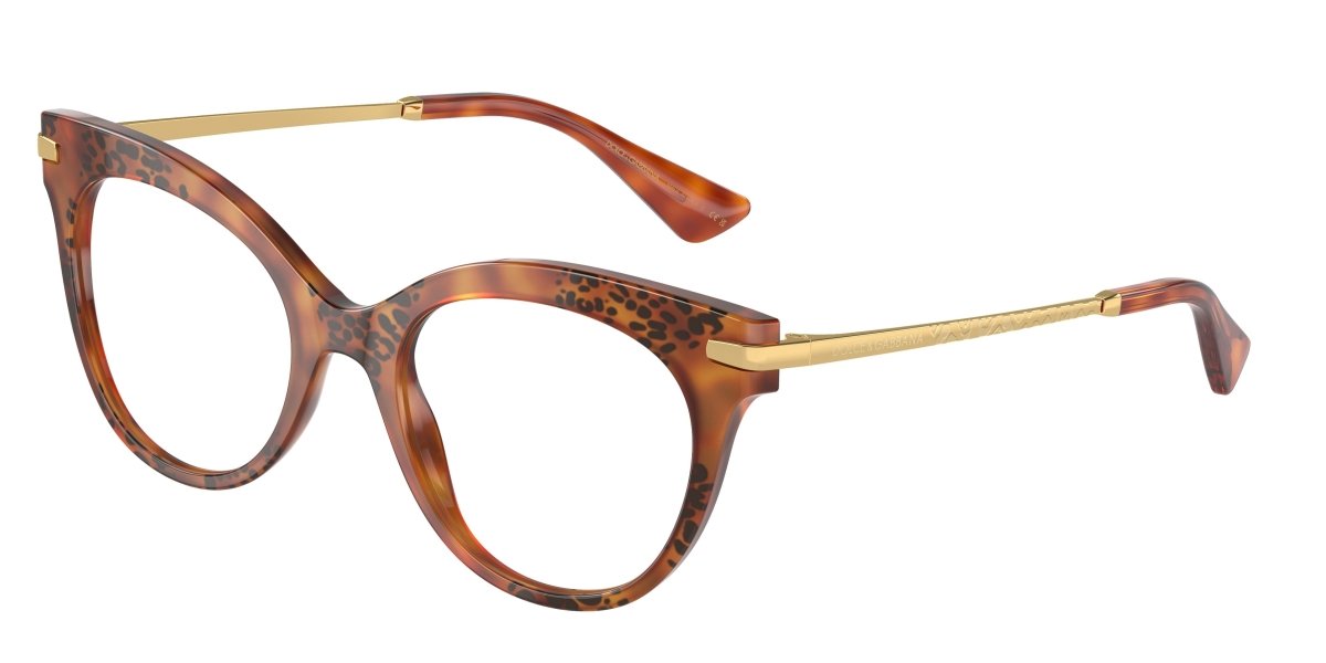 0DG3392 - Dolce & Gabbana - Tortoise - (Havana Leo 3380) - 50 - 20 - 145 MM - Ardor Eyewear 8056262084809