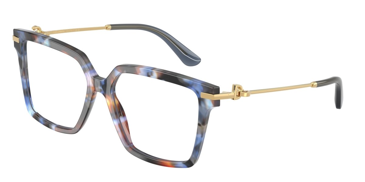 0DG3397 - Dolce & Gabbana - Blue - (Havana Blue 3443) - 54 - 16 - 140 MM - Ardor Eyewear 8056262256749