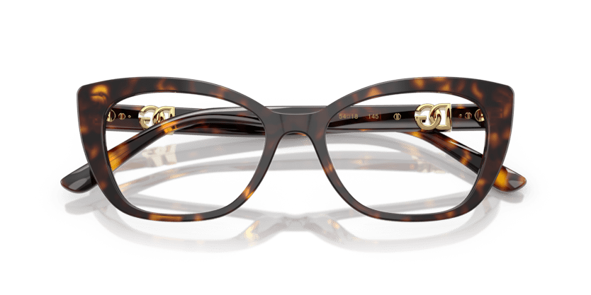 0DG3398 - Dolce & Gabbana - Tortoise - (Havana 502) - 52 - 18 - 145 MM - Ardor Eyewear 8056262247457