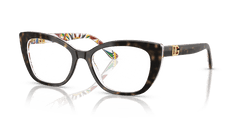 0DG3398 - Dolce & Gabbana - Tortoise - (Havana On White Barrow 3217) - 52 - 18 - 145 MM - Ardor Eyewear 8056262247396